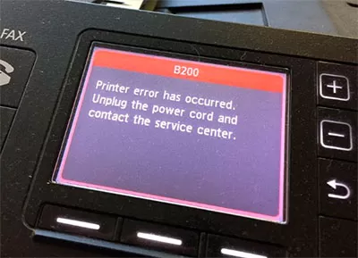 Коды ошибок принтеров Canon